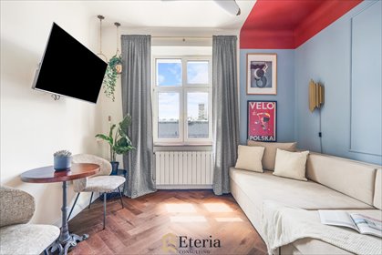 Unikatowe studio 19 m² na Powiślu z biznesem i wysokim standardem mieszkanie Warszawa, Śródmieście, Powiśle, Dobra