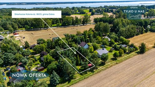 działka na sprzedaż 811m2 działka Strachocice-Kolonia