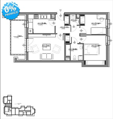 mieszkanie na sprzedaż 59m2 mieszkanie Lublin, Ks. Wincentego Granata