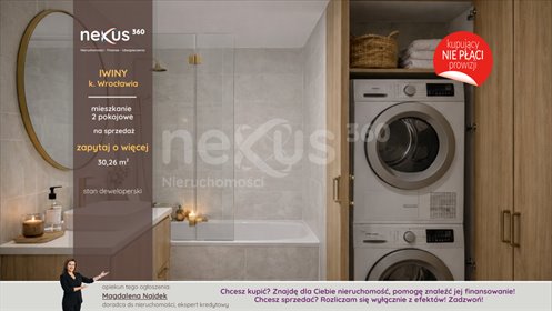 mieszkanie na sprzedaż 30m2 mieszkanie Iwiny, Brochowska