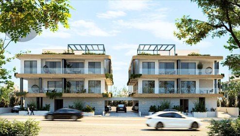 Słoneczny apartament 75 m² z tarasem i widokiem na morze. mieszkanie Paralimni
