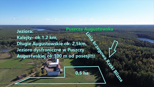 działka na sprzedaż 5000m2 działka Augustów