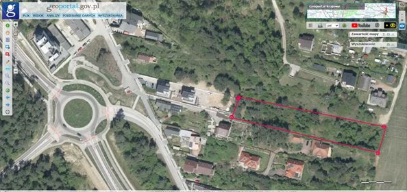Działka pod dom jednorodzinny, 2362 m2, media, las działka Kielce, Wojska Polskiego