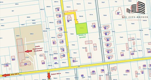 działka na sprzedaż 1275m2 działka Prawiedniki, Polarna