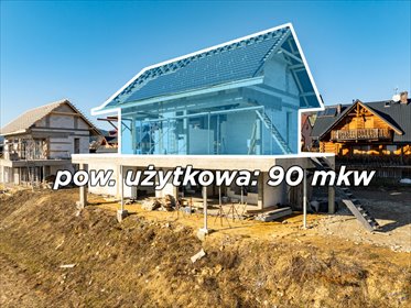 Nowoczesny dwupoziomowy apartament z widokiem na Tatry i Jezioro Czorsztyńskie mieszkanie Nowotarski, Tadeusza Kulisiewicza
