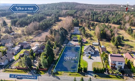 działka na sprzedaż 1097m2 działka Srocko
