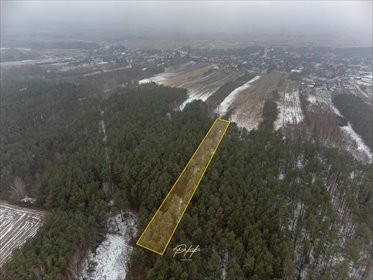 Działka leśna w Wyśmierzycach 1918 m², dostęp utwardzony działka Wyśmierzyce