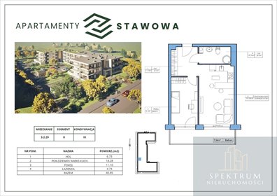 Mieszkanie dwupokojowe na sprzedaż Opole 41m2 Foto 5