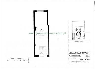 lokal użytkowy na wynajem 54m2 lokal użytkowy Warszawa, Mokotów Dolny, Jurija Gagarina