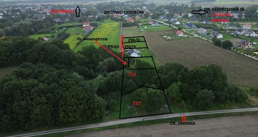 działka na sprzedaż 1124m2 działka Dygowo, Nektarowa