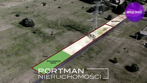 działka na sprzedaż 3159m2 działka Całowanie