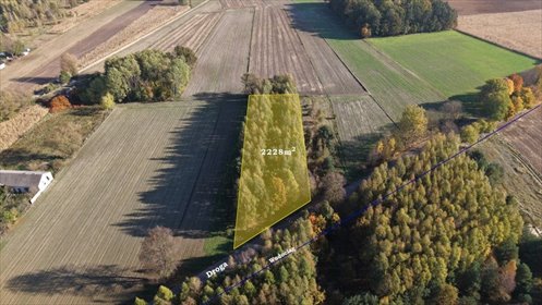 Polecam działkę 2228 m² w Strzeszewie blisko rzeki Wkry działka Strzeszewo