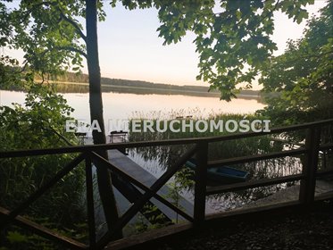 Domek nad jeziorem Łaśmiady - 1089 m² działka. działka Sajzy, Mazurska
