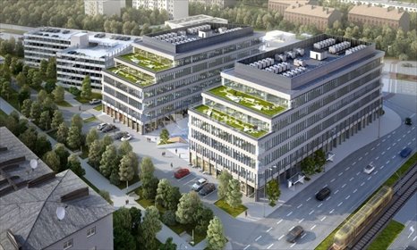 Nowoczesny biurowiec 400 m2 z podziemnym parkingiem lokal użytkowy Łódź, al. marsz. Edwarda Śmigłego-Rydza