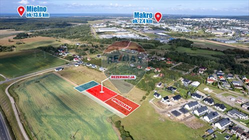 działka na sprzedaż 1000m2 działka Koszalin, Polnych Traw