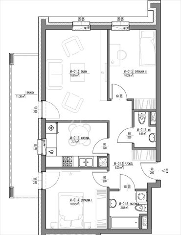 mieszkanie na sprzedaż 60m2 mieszkanie Lublin, Wrotków, Ks. Wincentego Granata
