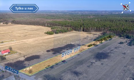 działka na sprzedaż 8989m2 działka Gliniana Góra, Cicha