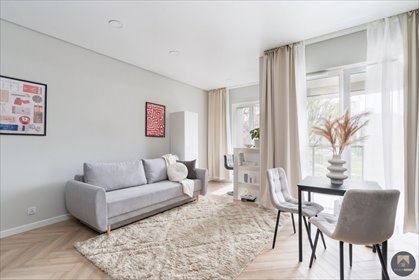 Zapraszam do obejrzenia 30 m² mieszkania z loggią w nowoczesnym budynku mieszkanie Warszawa, Mokotów, Wołoska