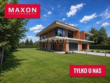 Nowoczesny dom 252 m2 z 3 tarasami i garażem w Klaudynie dom Klaudyn