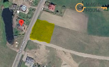 Sprzedam działkę usługowo-budowlaną 1582 m² w Przyjaźni działka Przyjaźń, Spacerowa