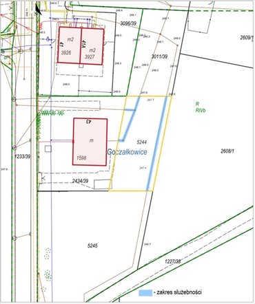działka na sprzedaż 531m2 działka Goczałkowice-Zdrój, Powstańców Śląskich