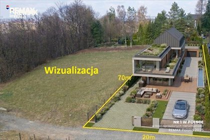 Działka 1419 m² z widokiem na góry w Bielsku-Białej działka Bielsko-Biała, Łowiecka