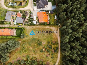 działka na sprzedaż 1059m2 działka Kiełpino