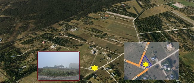 działka na sprzedaż 1000m2 działka Korfowe