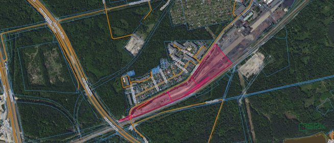Na sprzedaż działka 67 836 m² z dostępem do drogi w Katowicach działka Katowice, Janów-Nikiszowiec, Nikiszowiec, Szopienicka