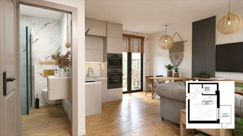 Mieszkanie 26,69 m² w Stargardzie (blisko infrastruktury) mieszkanie Stargard