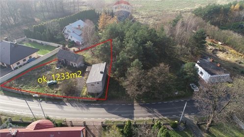 działka na sprzedaż 1233m2 działka Myszków, Gruchla, Koronacyjna