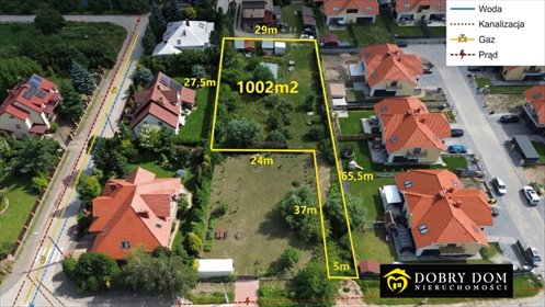 Działka 1002 m² w Kleosinie z projektem domu polecam działka Kleosin