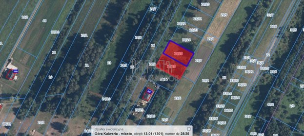 działka na sprzedaż 868m2 działka Góra Kalwaria, Zakalwaria, Rybie