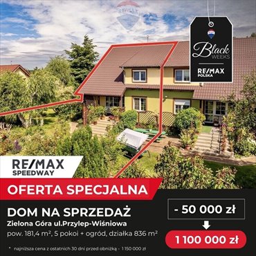 dom na sprzedaż 181m2 dom Zielona Góra, Przylep-Wiśniowa