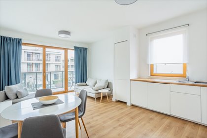 Nowoczesny apartament 76 m2 w skandynawskim stylu mieszkanie Warszawa, Mokotów Stegny, Dzikich Jabłoni