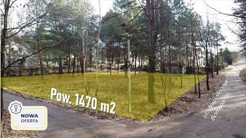 działka na sprzedaż 1470m2 działka Warszawa, Wawer, Napoleona Bonaparte