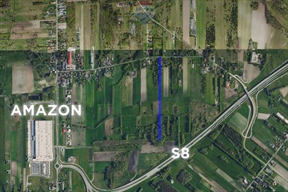 Polecam działkę 7 881 m² z projektem domu i lasem działka Jadwinin