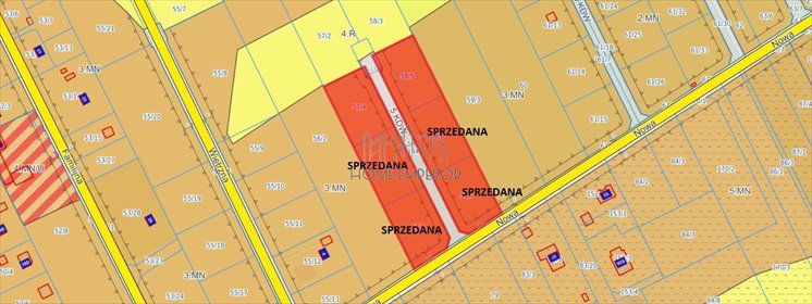 działka na sprzedaż 1500m2 działka Krakowiany, Nowa