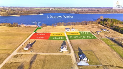 Na sprzedaż działka 1538 m² nad jeziorem w Mazurach działka Jabłonowo
