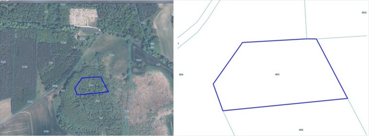 działka na sprzedaż 6700m2 działka Czarne Dolne