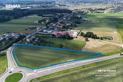 Działka usługowa 11 796 m² przy rondzie, inwestycja działka Żory, Zachód, Aleja Armii Krajowej