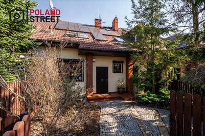 Komfortowy segment 121m² z ogrodem i fotowoltaiką dom Warszawa, Białołęka Grodzisk, Eskimoska