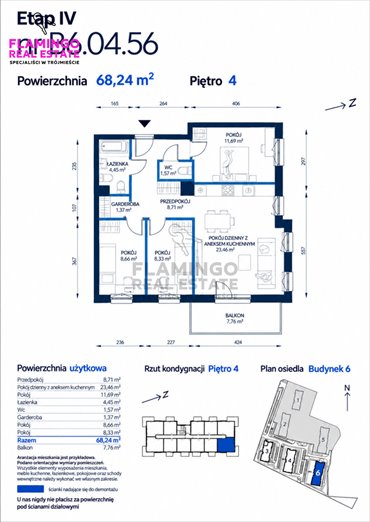 Nowoczesne 4-pokojowe mieszkanie w Gdańsku - zapraszam mieszkanie Gdańsk, Orunia Południe
