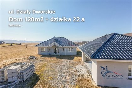 Nowoczesny dom 120 m² z garażem i dużą działką - polecam! dom Gilowice