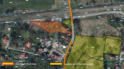 Do sprzedania działka 2555 m² z zielenią i dostępem do drogi działka Rybnik, Niedobczyce, Zamenhofa