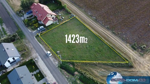 Na sprzedaż działka 1423 m² w Czerlejnku - spokojna okolica działka Czerlejnko, Wierzbowa