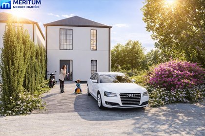 Ekskluzywny bliźniak 127m2 z panoramicznymi oknami dom Milanówek