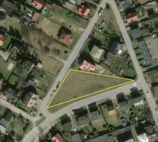 Działka 2155 m² w Rumi (narożna, media, blisko centrum) działka Rumia