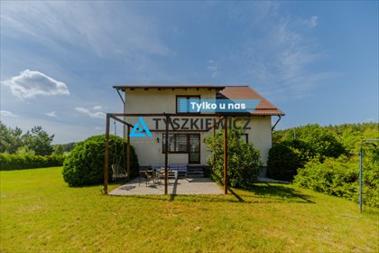 Przytulny dom z dużym ogrodem i garażem, 220 m2 dom Stężyca, Daleka