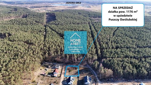 Działka 1176 m² pod dom wśród natury - polecam! działka Warszkowo, Świerkowa